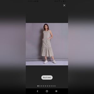 Etsy boutique linen tank pocket dress x2